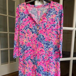 Lilly Pulitzer Alessia 3/4 sleeve Pima Cotton dress NWOT